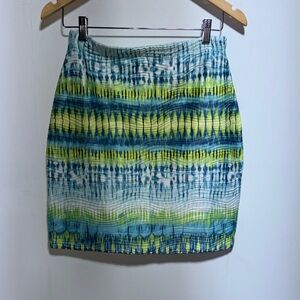 CATO women's textured colorful mini skirt size medium
